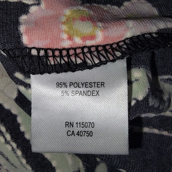 Nina Leonard Sleeveless Textured Print Maxi Dress 3x - Picture 8 of 8